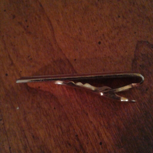 SALE! HICKOK USA vintage tie clasp goldtone - Picture 5 of 6
